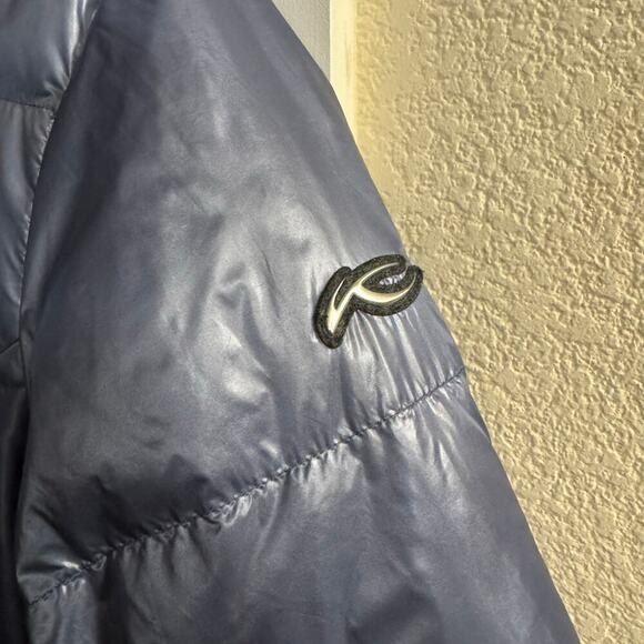 Kjus Women's Backflip Jacket Goose Down Reversible Puffer Pink Gray Size 2XL - Picture 9 of 9